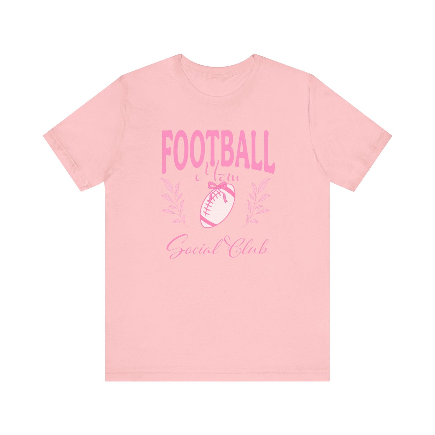 Football Mom Social Club optional PERSONALIZED Jersey Short Sleeve Tee