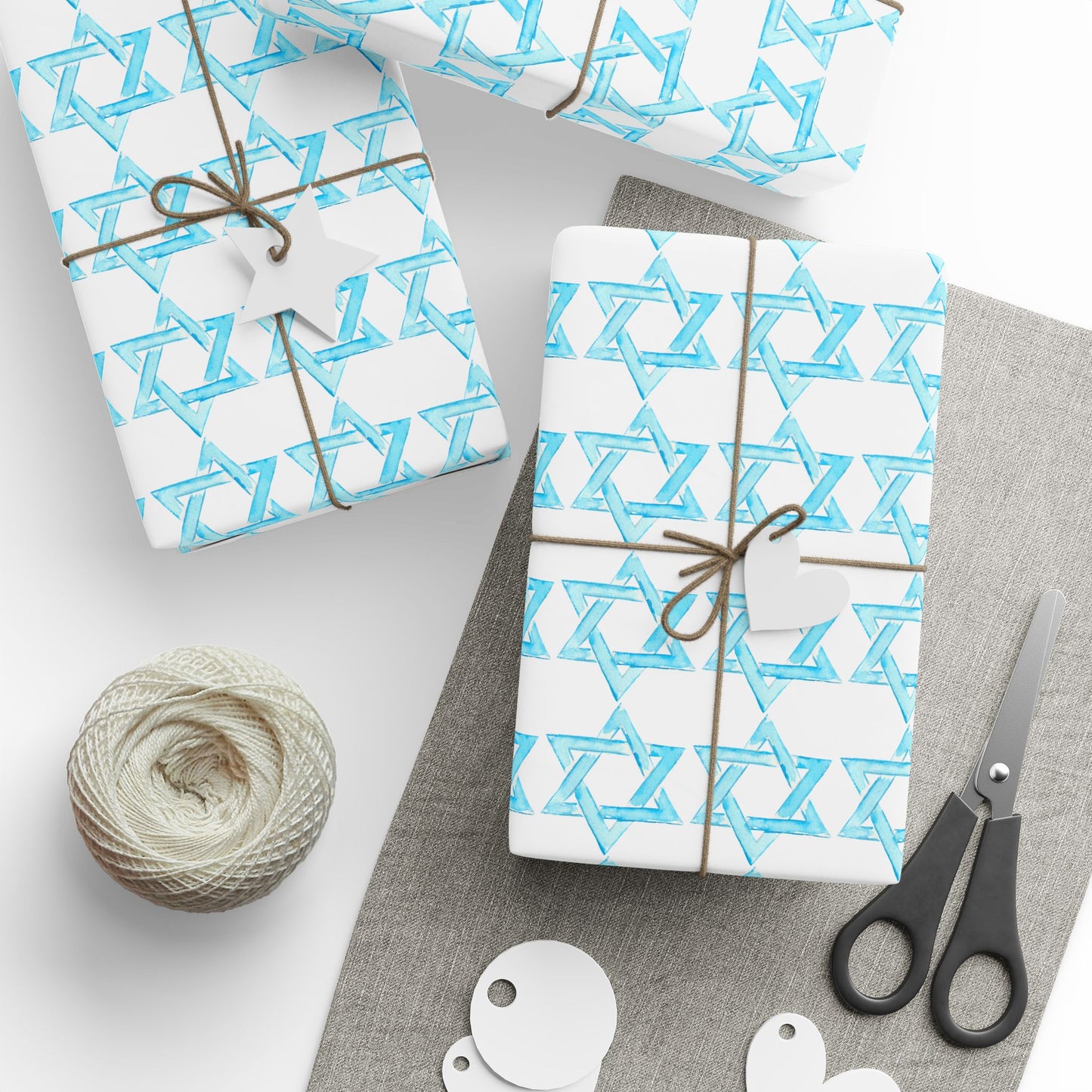 Wrapping Paper Hanukah Star of David