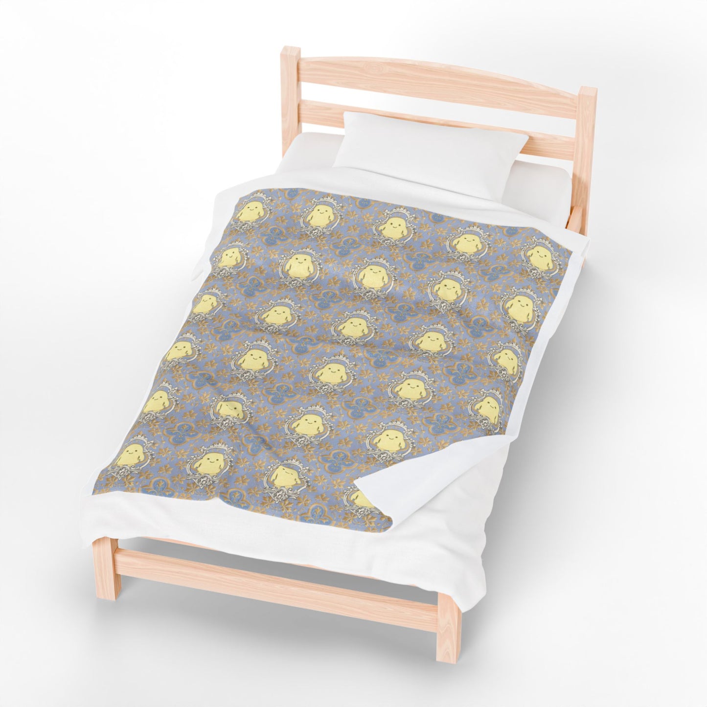 Doctor Who Adipose Pattern Velveteen Plush Blanket