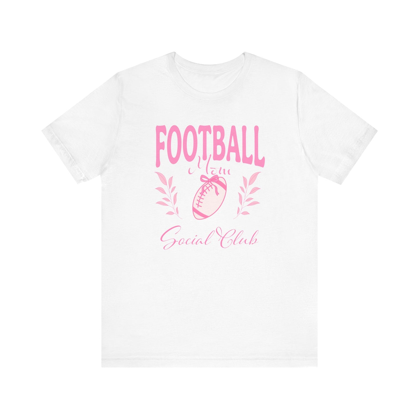 Football Mom Social Club optional PERSONALIZED Jersey Short Sleeve Tee