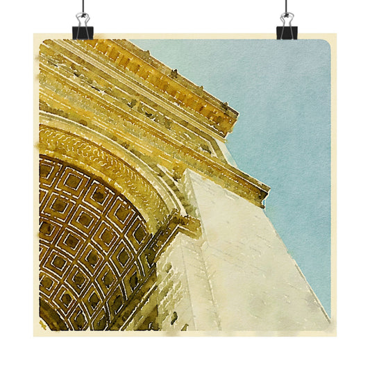 Poster Wall Art - Arc de Triumph Study of Paris