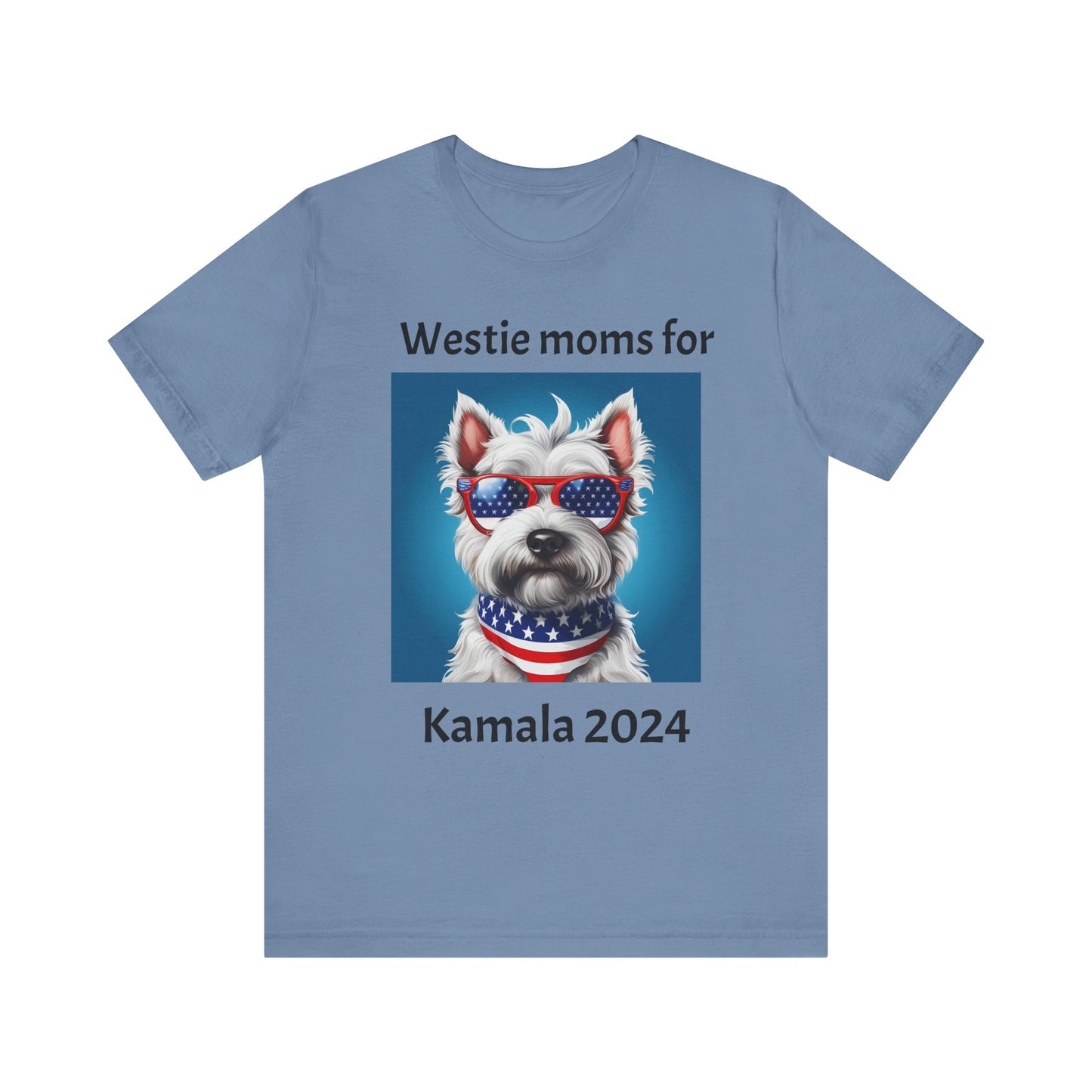 Westie moms for Kamala Jersey Short Sleeve Tee