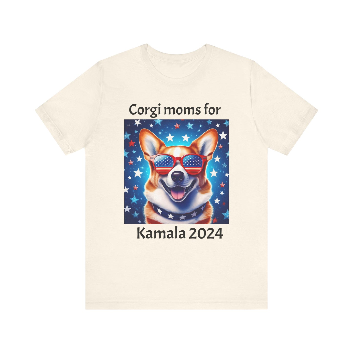 Corgi moms for Kamala Jersey Short Sleeve Tee