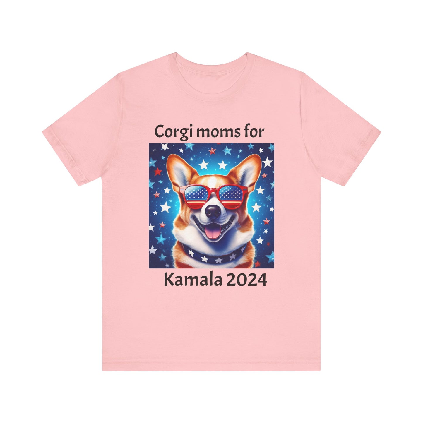 Corgi moms for Kamala Jersey Short Sleeve Tee