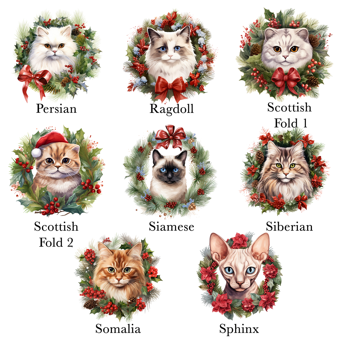 Ceramic Ornament - Personalized Cat Fur baby Christmas Ornament