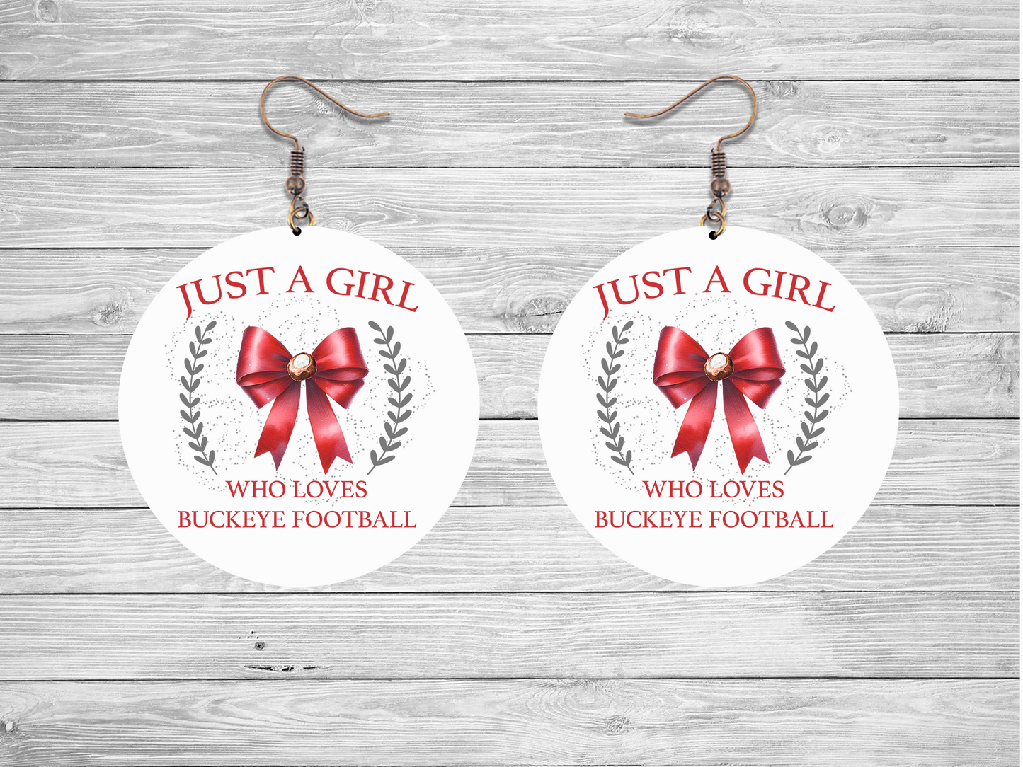 School Spirit Earrings PERSONALIZED