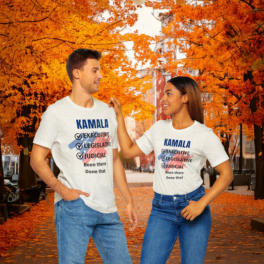 Kamala Harris Experience Tee, Political Tshirt, Women in Politics Gift, Government Branches Shirt, Political History Top, Feminist Activist