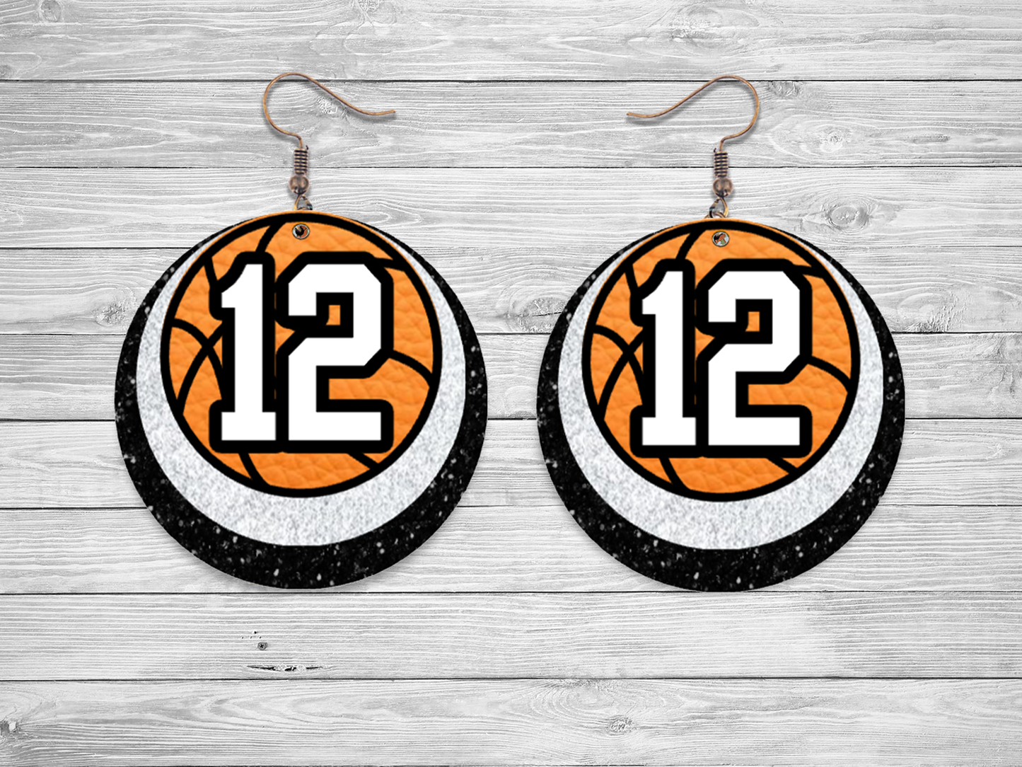 Custom Basketball Earrings