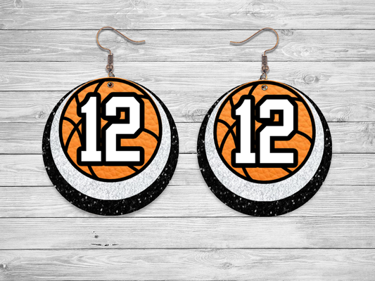 Custom Basketball Earrings