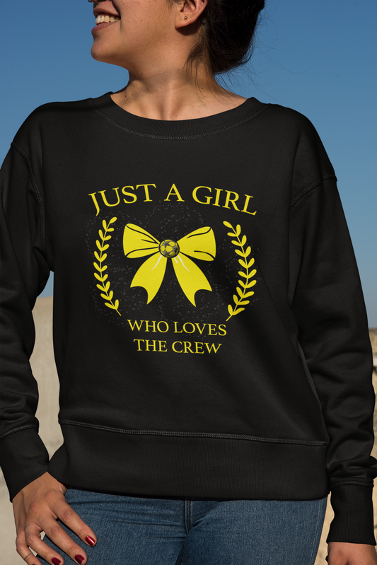 A Girl Who Loves the Crew Unisex Heavy Blend™ Crewneck Sweatshirt