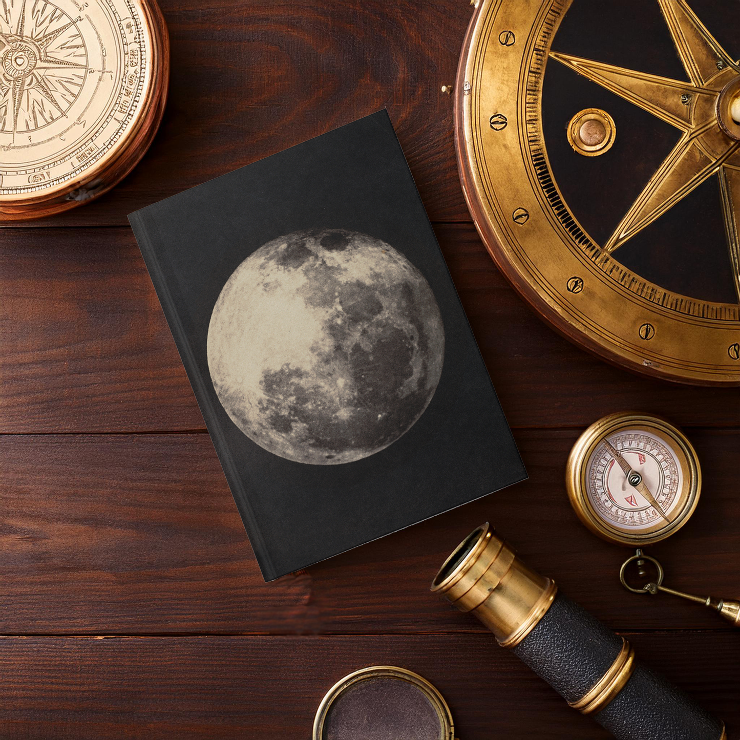 Star Garden Moon Hardcover Journal Matte