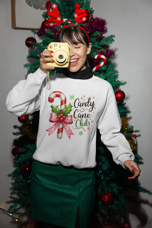 Candy Cane Club Christmas Sweatshirt